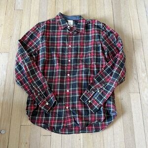 Gap plaid button down shirt size L